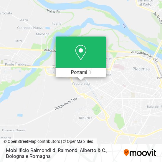Mappa Mobilificio Raimondi di Raimondi Alberto & C.