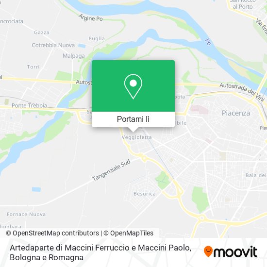 Mappa Artedaparte di Maccini Ferruccio e Maccini Paolo