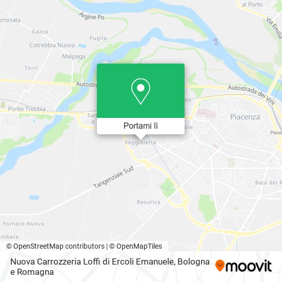 Mappa Nuova Carrozzeria Loffi di Ercoli Emanuele