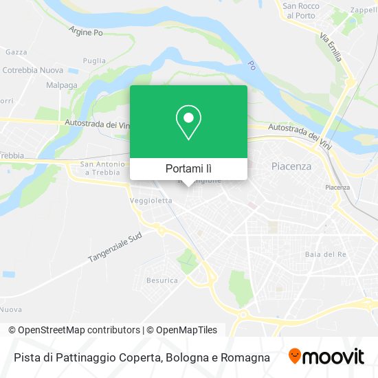Mappa Pista di Pattinaggio Coperta