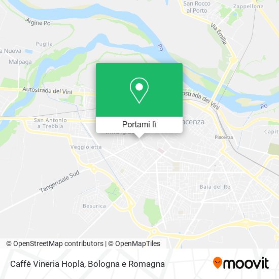 Mappa Caffè Vineria Hoplà