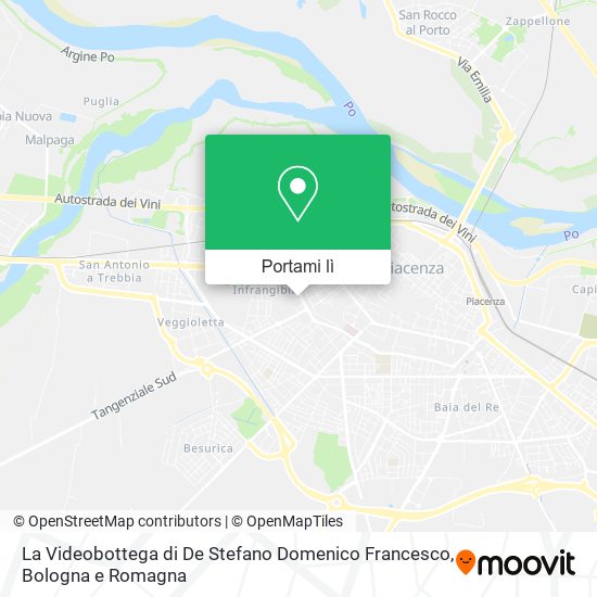 Mappa La Videobottega di De Stefano Domenico Francesco