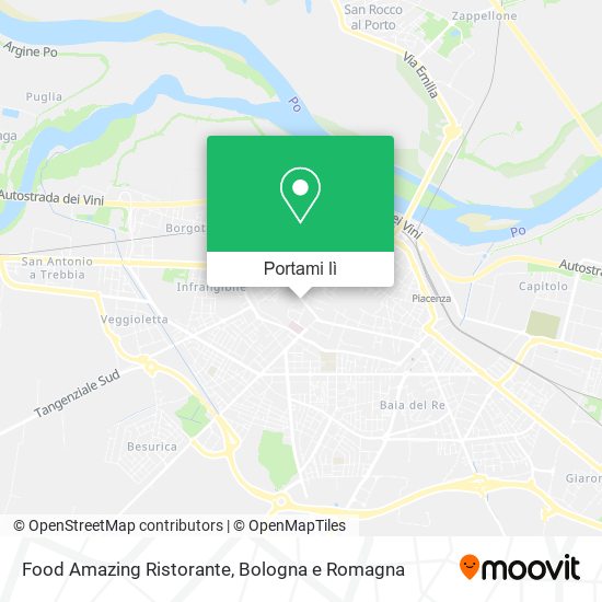 Mappa Food Amazing Ristorante