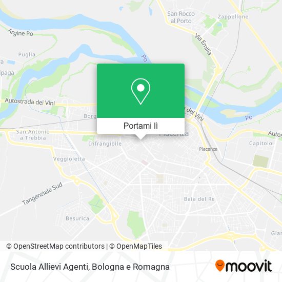 Mappa Scuola Allievi Agenti