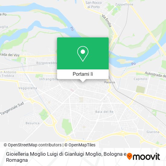 Mappa Gioielleria Moglio Luigi di Gianluigi Moglio