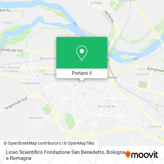 Mappa Liceo Scientifico Fondazione San Benedetto