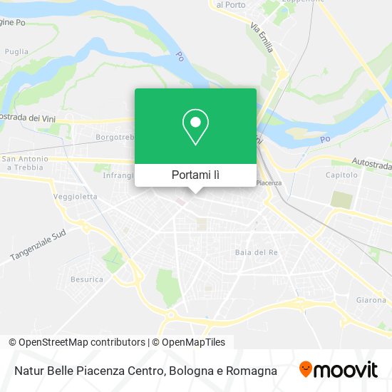 Mappa Natur Belle Piacenza Centro