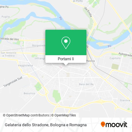 Mappa Gelateria dello Stradone