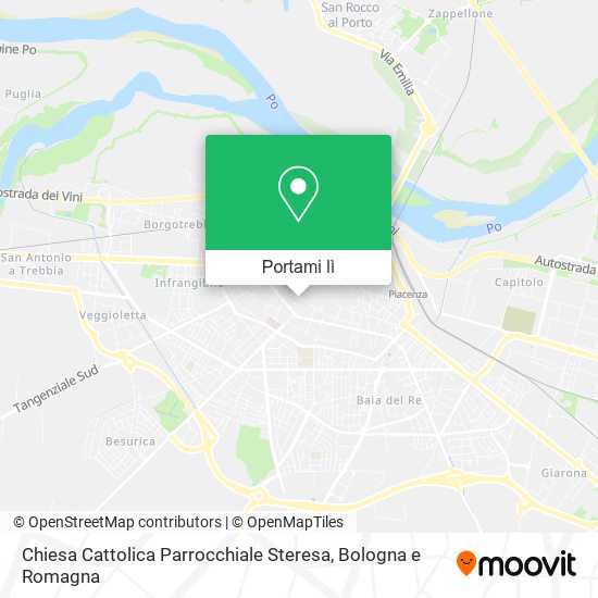 Mappa Chiesa Cattolica Parrocchiale Steresa