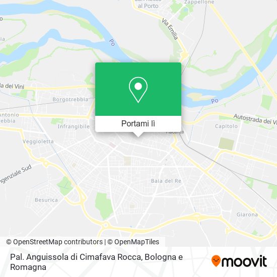 Mappa Pal. Anguissola di Cimafava Rocca
