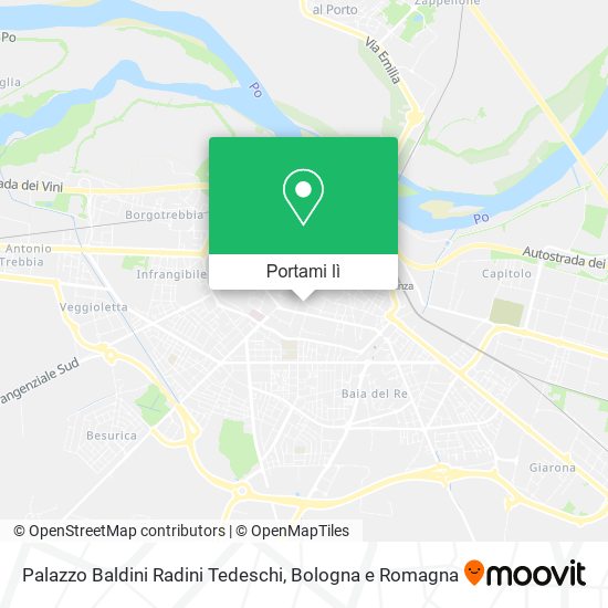Mappa Palazzo Baldini Radini Tedeschi