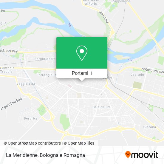 Mappa La Meridienne