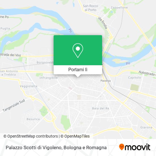 Mappa Palazzo Scotti di Vigoleno