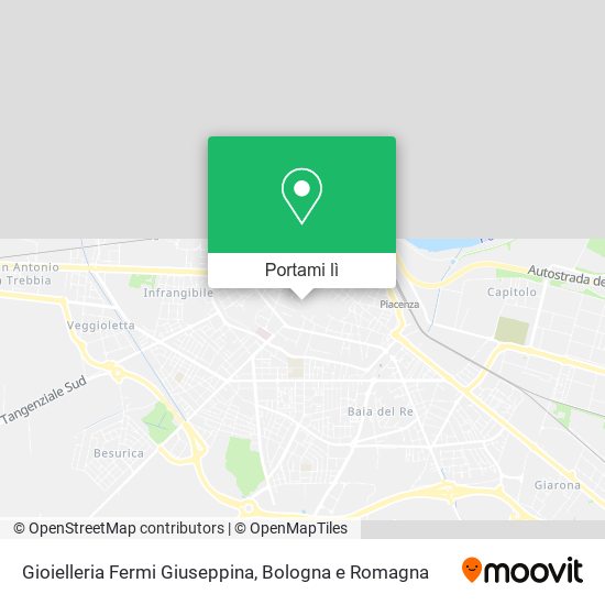 Mappa Gioielleria Fermi Giuseppina