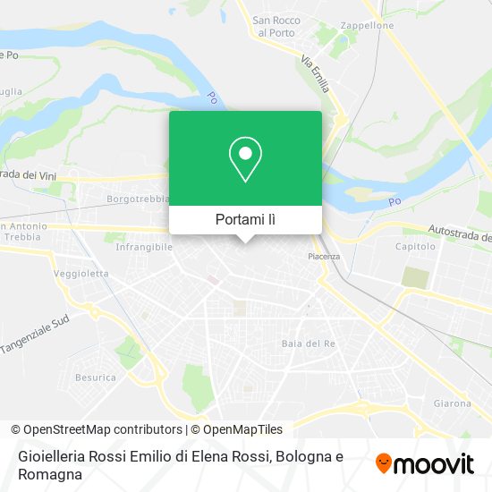 Mappa Gioielleria Rossi Emilio di Elena Rossi