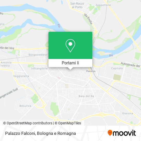 Mappa Palazzo Falconi