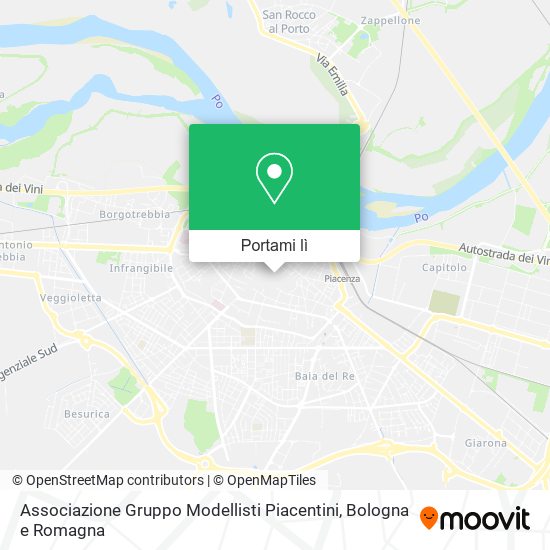 Mappa Associazione Gruppo Modellisti Piacentini