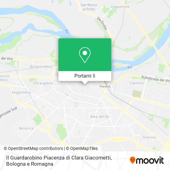 Mappa Il Guardarobino Piacenza di Clara Giacometti