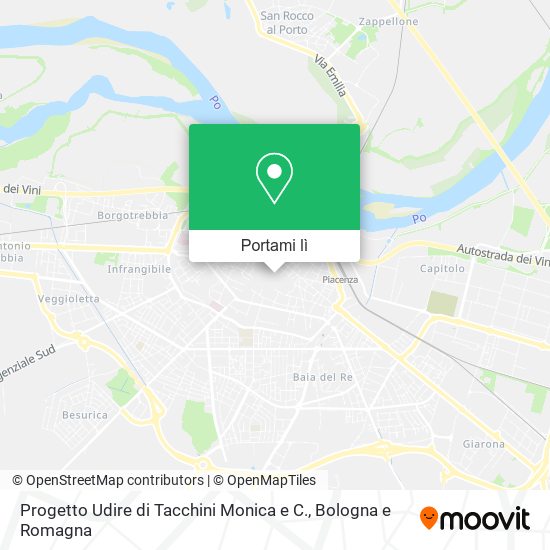 Mappa Progetto Udire di Tacchini Monica e C.