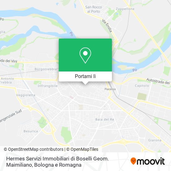 Mappa Hermes Servizi Immobiliari di Boselli Geom. Maimiliano