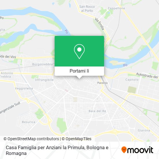 Mappa Casa Famiglia per Anziani la Primula