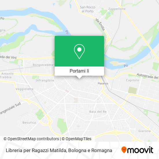 Mappa Libreria per Ragazzi Matilda