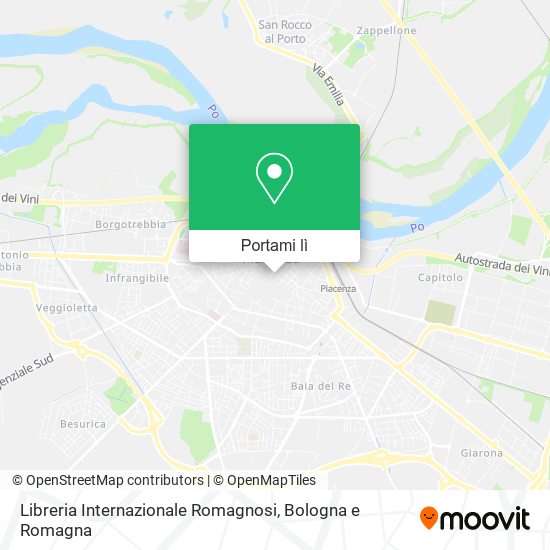 Mappa Libreria Internazionale Romagnosi