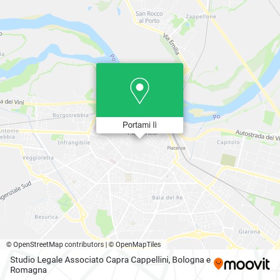 Mappa Studio Legale Associato Capra Cappellini