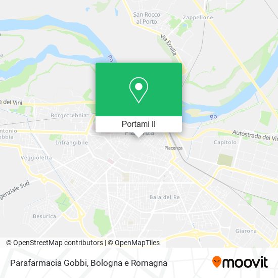 Mappa Parafarmacia Gobbi