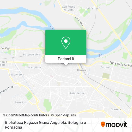 Mappa Biblioteca Ragazzi Giana Anguiola