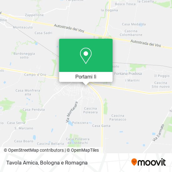 Mappa Tavola Amica
