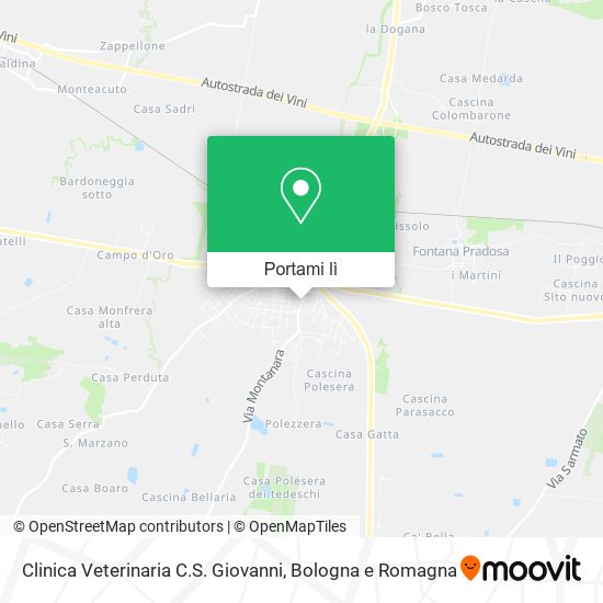 Mappa Clinica Veterinaria C.S. Giovanni