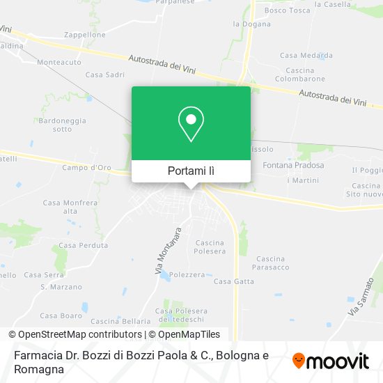 Mappa Farmacia Dr. Bozzi di Bozzi Paola & C.