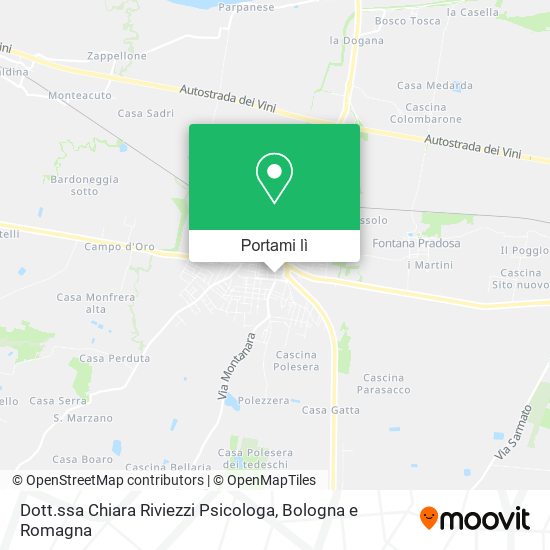 Mappa Dott.ssa Chiara Riviezzi Psicologa