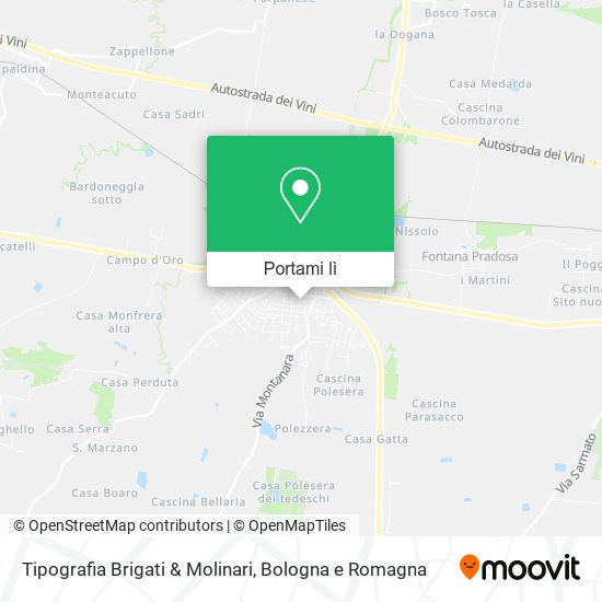 Mappa Tipografia Brigati & Molinari