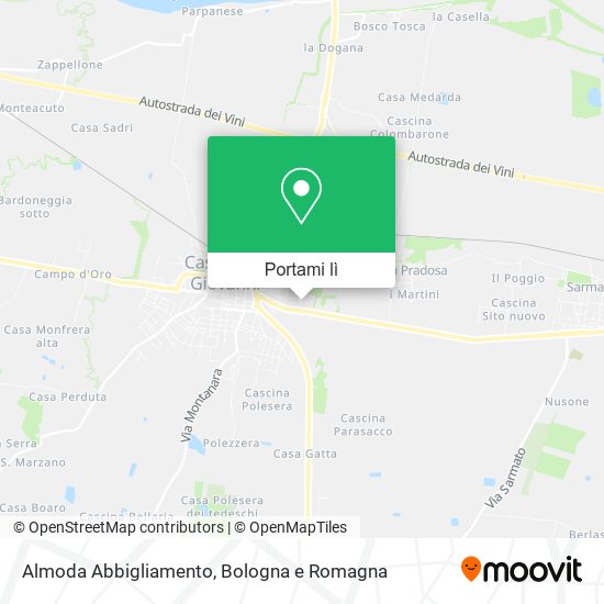 Mappa Almoda Abbigliamento