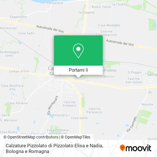 Mappa Calzature Pizzolato di Pizzolato Elisa e Nadia