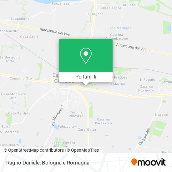 Mappa Ragno Daniele