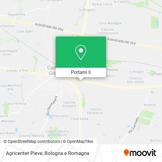 Mappa Agricenter Pieve