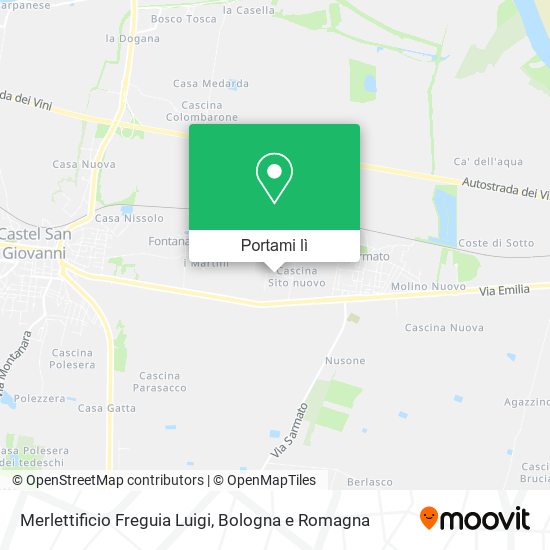 Mappa Merlettificio Freguia Luigi