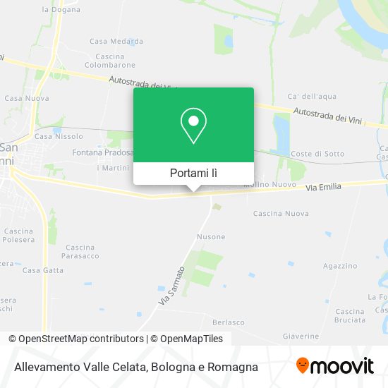 Mappa Allevamento Valle Celata