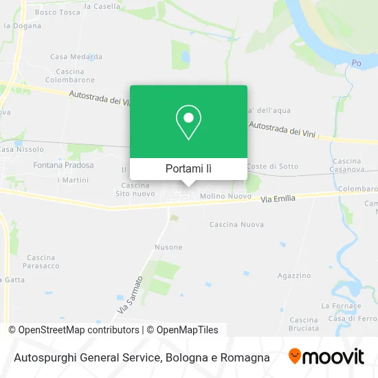 Mappa Autospurghi General Service