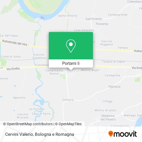 Mappa Cervini Valerio