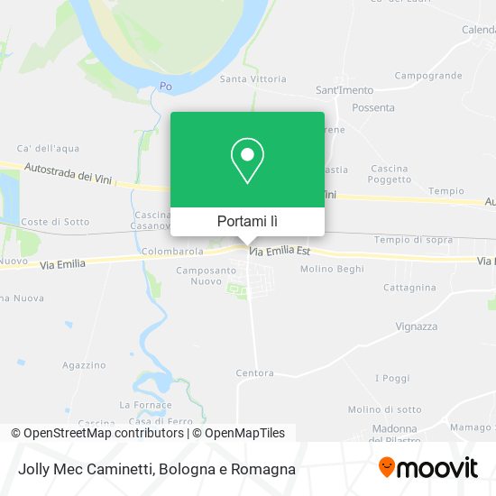 Mappa Jolly Mec Caminetti
