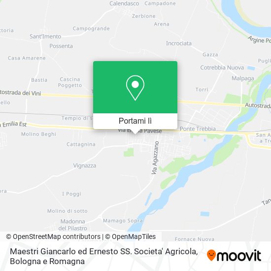 Mappa Maestri Giancarlo ed Ernesto SS. Societa' Agricola