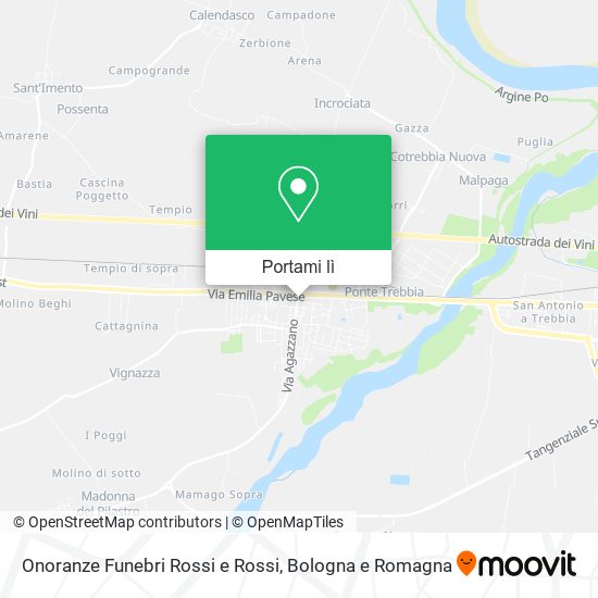 Mappa Onoranze Funebri Rossi e Rossi