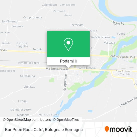 Mappa Bar Pepe Rosa Cafe'