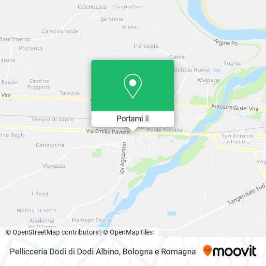 Mappa Pellicceria Dodi di Dodi Albino