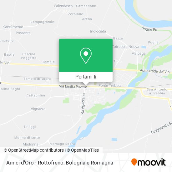 Mappa Amici d'Oro - Rottofreno