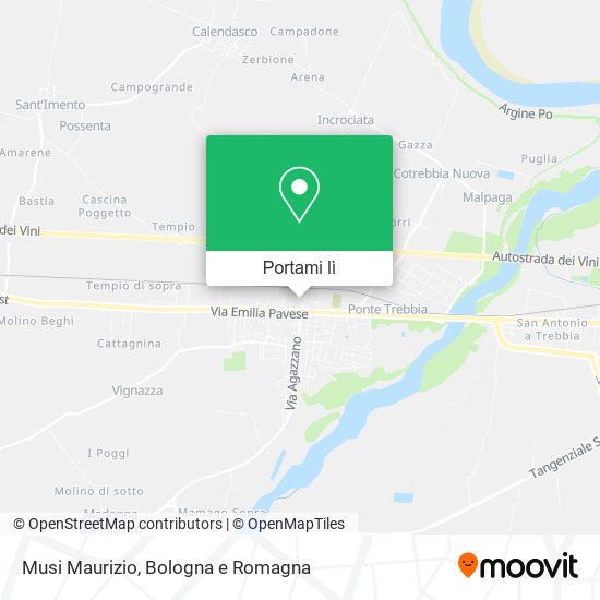 Mappa Musi Maurizio